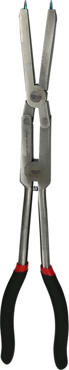 KS TOOLS Doppelgelenk-Sicherungszange für Außensicherungsringe, 345 mm ( 500.7016 ) - Toolbrothers