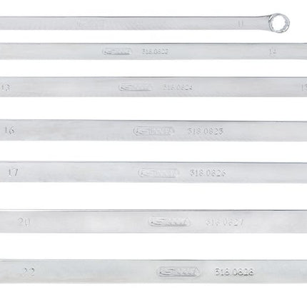 KS TOOLS CHROMEplus Doppel-Ringschlüssel-Satz, XL, 7-tlg ( 518.0830 ) - Toolbrothers