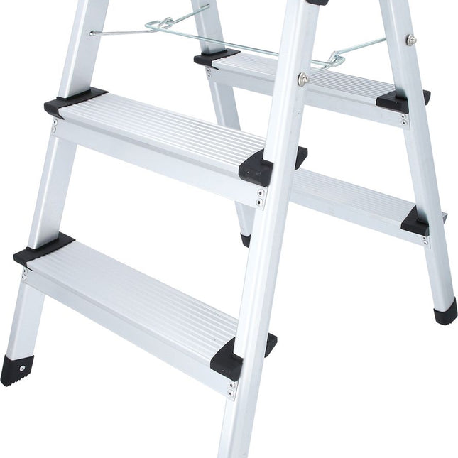 KS TOOLS Aluminium-Stufen-Stehleiter ( 800.0965 ) - Toolbrothers