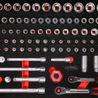 KS TOOLS Jeu de clés à douille 3/8''+ 1/2' dans insert en mousse, 101 pcs ( 811.0101 )