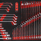 KS TOOLS Schraubenschlüssel-Satz in Schaumstoffeinlage, 57-tlg ( 813.0057 ) - Toolbrothers