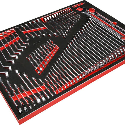 KS TOOLS Schraubenschlüssel-Satz in Schaumstoffeinlage, 76-tlg ( 821.0076 ) - Toolbrothers