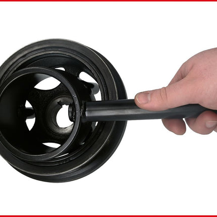 KS TOOLS Clé de maintien pour poulie pour Mercedes, 265 mm ( 911.1740 )