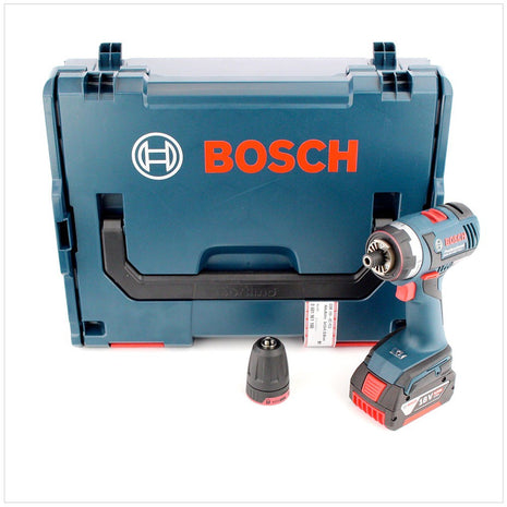 Bosch GSR 18 V-EC FC2 Akku Bohrschrauber in L-Boxx mit 1x GBA 6 Ah Akku und Bohrfutter GFA FC2 - Toolbrothers