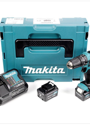 Makita HP 331 DSMJ 10,8 V Akku Schlagbohrschrauber mit 2x BL1040B 4 Ah Akku, DC10SA Ladegerät im Makpac 1 - Toolbrothers