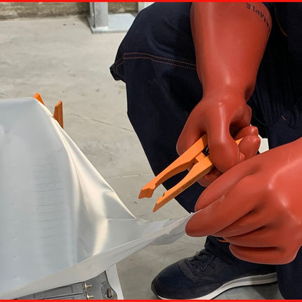 KS TOOLS Pince en plastique avec isolation protectrice, grande, 165 mm ( 117.0161 )