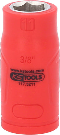 KS TOOLS Douille isolée 3/8', 11 mm ( 117.5211 )
