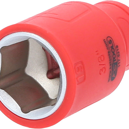 KS TOOLS Douille isolée 3/8', 19 mm ( 117.5219 )