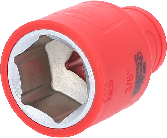 KS TOOLS Douille isolée 3/8', 22 mm ( 117.5222 )