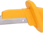 KS TOOLS Couteau à dénuder avec revêtement isolant et lame droite, 200 mm ( 117.5602 )