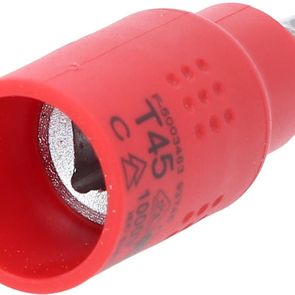 KS TOOLS 3/8" Isolierte Bit-Stecknuss Torx, T45, 60mm ( 118.3817 ) - Toolbrothers