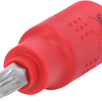 KS TOOLS 3/8" Isolierte Bit-Stecknuss Torx, T45, 60mm ( 118.3817 ) - Toolbrothers