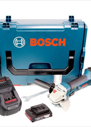 Bosch GWS 18-125 V-LI Akku Winkelschleifer 18V 125mm + 1x Akku 2,0Ah + Ladegerät + L-Boxx - Toolbrothers