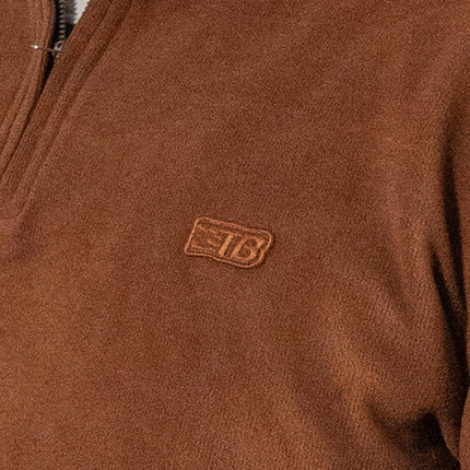 Toolbrothers Quart de pull-over zippé Casual Fit - AUTUMN COLLECTION Farbe Concrete Grey Gre L