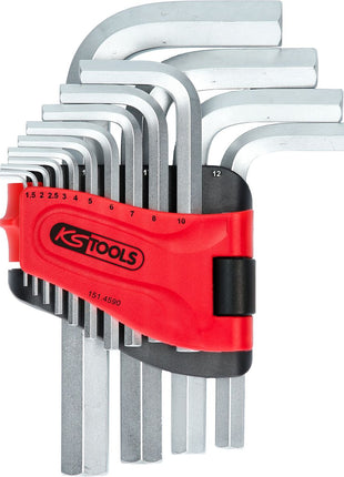 KS TOOLS Jeu de clé mâle, 6 pans, 14 pcs1,5-19mm ( 151.4590 )