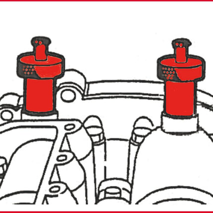 KS TOOLS Jeu d'outils de réglage moteur pour Fiat / Iveco, 5 pcs ( 400.0400 )