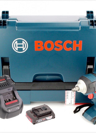 Bosch GDS 18 V-EC 250 Akku Drehschlagschrauber 18V 250Nm Brushless + 1x Akku 2,0Ah + Ladegerät + L-Boxx - Toolbrothers