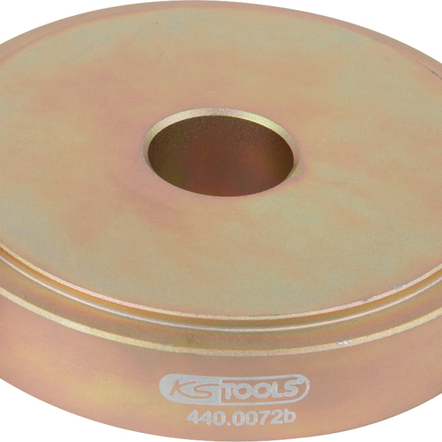 KS TOOLS Montage-Gegenhalteplatte Ford / Mazda / Volvo, Ø 86x77 mm ( 440.0072B ) - Toolbrothers