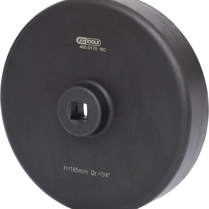 KS TOOLS 3/4" Achsmuttern-Schlüssel, 6-kant, kurz, 185mm ( 460.0170 ) - Toolbrothers