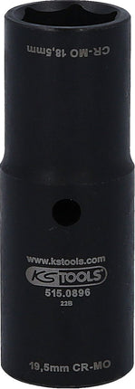 KS TOOLS Douilles à chocs 2-en-1 spéciales 1/2' pour jantes aluminium, pour Ford, 18,5 / 19,5 mm ( 515.0896 )