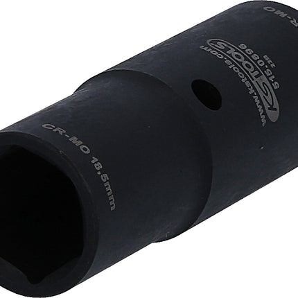 KS TOOLS Douilles à chocs 2-en-1 spéciales 1/2' pour jantes aluminium, pour Ford, 18,5 / 19,5 mm ( 515.0896 )