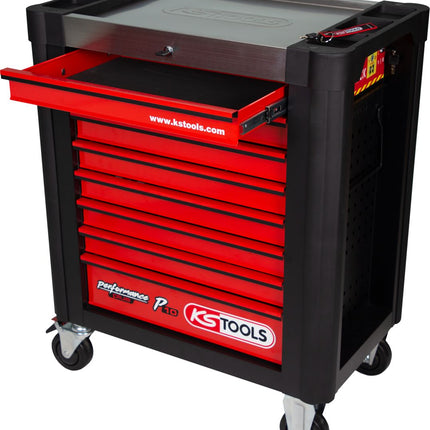 KS TOOLS Composition pour servante d’atelier Performanceplus P10 avec 279 outils pour 5 tiroirs ( 810.5279 )
