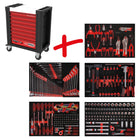 KS TOOLS Composition pour servante d’atelier Performanceplus P10 avec 279 outils pour 5 tiroirs ( 810.5279 )