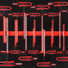 KS TOOLS Jeu de clés mâles coudées à poignée en T dans insert en mousse, 18 pcs ( 811.1018 )