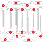 KS TOOLS Insert en mousse vide pour 811.1018 ( 811.1018-97 )