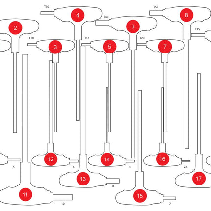 KS TOOLS Insert en mousse vide pour 811.1018 ( 811.1018-97 )