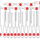 KS TOOLS Insert en mousse pour le 813.0042 ( 813.0042-97 )