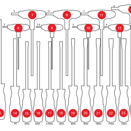 KS TOOLS Insert en mousse pour le 813.0042 ( 813.0042-97 )