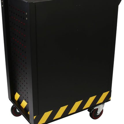 KS TOOLS Chariot d’atelier ECOline NOIR/ROUGE/JAUNE doté de 7 tiroirs ( 897.1007 )