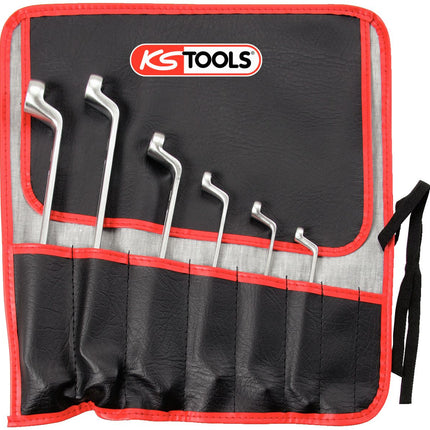 KS TOOLS Jeu de clés polygonales contre-coudées Torx E, 6 pcs ( 911.0360 )