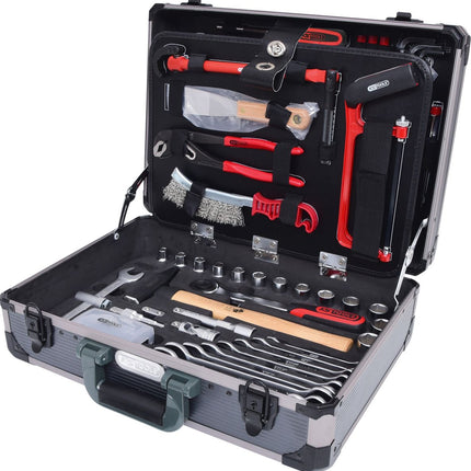 KS TOOLS 1/4"+1/2" Sanitär-Werkzeugkoffer, 95-tlg ( 911.0695 ) - Toolbrothers