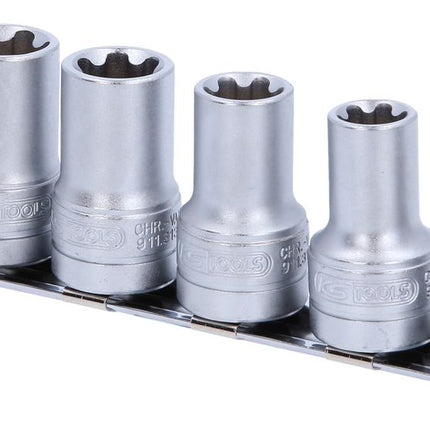 KS TOOLS 3/8" Torx-E-Plus Stecknuss-Satz, 6-tlg, EPL10-EPL20 ( 911.3130 ) - Toolbrothers