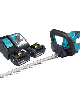 Cortasetos a batería Makita DUH 507 RG2 18 V 50 cm + 2x baterías 6,0 Ah + cargador