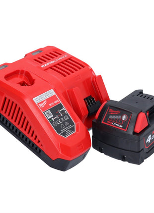 Scie sabre sur batterie Milwaukee M18 FHZ-401X 18 V 22 mm brushless + 1x batterie 4,0 Ah + chargeur + boîtier HD