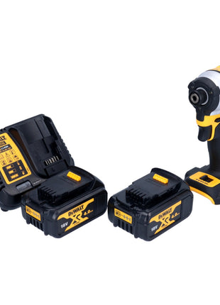 DeWalt DCF 850 M2 Akku Schlagschrauber 18 V 205 Nm 1/4" Brushless + 2x Akku 4,0 Ah + Ladegerät - Toolbrothers