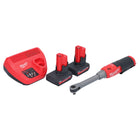 Milwaukee M12 FHIR38LR-502 Clé à cliquet grande vitesse sans fil longue durée 12 V 47 Nm 3/8'' + 2x batterie 5,0 Ah + chargeur