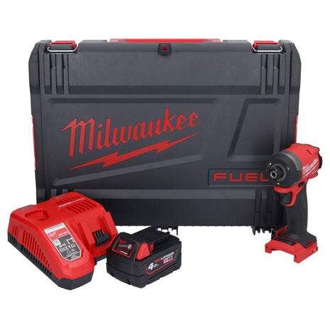 Llave de impacto a batería Milwaukee M18 FID3-401X 18 V 1/4" 226 Nm sin escobillas + 1x batería 4,0 Ah + cargador + caja HD