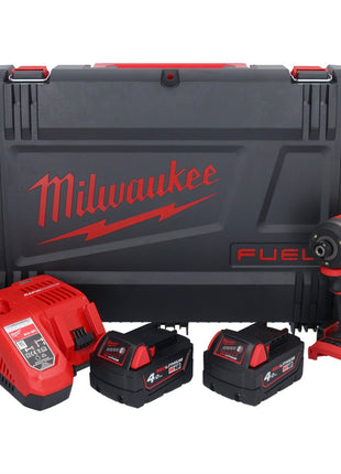 Clé à chocs sans fil Milwaukee M18 FID3-402X 18 V 1/4" 226 Nm sans balais + 2x batterie 4,0 Ah + chargeur + boîtier HD