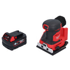 Milwaukee M18 BQSS-401 Ponceuse vibrante sans fil 18 V 113 x 104 mm Brushless + 1x batterie 4,0 Ah - sans chargeur