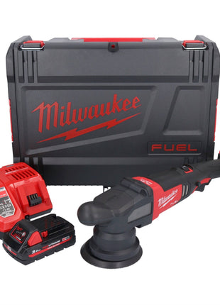 Milwaukee M18 FROP15-301X Akku Exzenter Polierer 18 V 125 mm + 1x Akku 3,0 Ah + Ladegerät + HD Box - Toolbrothers