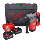 Milwaukee M18 ONEFHPX-402X Akumulatorowy młot udarowo-obrotowy 18 V 5,0 J bezszczotkowy + 2x akumulator 4,0 Ah + ładowarka + skrzynka HD