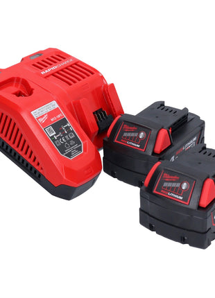 Milwaukee M18 ONEFHPX-402X Akku Kombihammer 18 V 5,0 J Brushless + 2x Akku 4,0 Ah + Ladegerät + HD Box