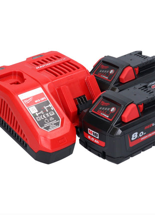 Milwaukee M18 ONEFHPX-802X Akku Kombihammer 18 V 5,0 J Brushless + 2x Akku 8,0 Ah + Ladegerät + HD Box - Toolbrothers