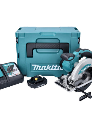 Makita DSS 610 RA1J Akku Handkreissäge 18 V 165 mm + 1x Akku 2,0 Ah + Ladegerät + Makpac - Toolbrothers