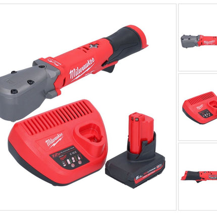 Milwaukee M12 FRAIWF38-501 Visseuse d'angle sans fil 12 V 3/4" 270 Nm Brushless + 1x batterie 5,0 Ah + chargeur