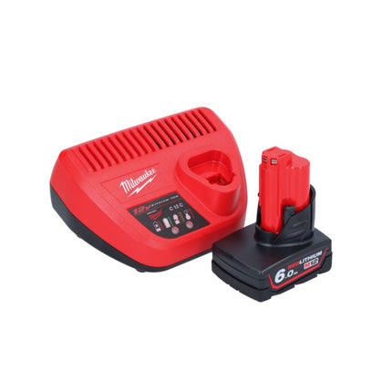 Milwaukee M12 FRAIWF38-601 Visseuse d'angle sans fil 12 V 3/4'' 270 Nm Brushless + 1x batterie 6,0 Ah + chargeur